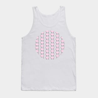 Pink Pig Pattern Tank Top